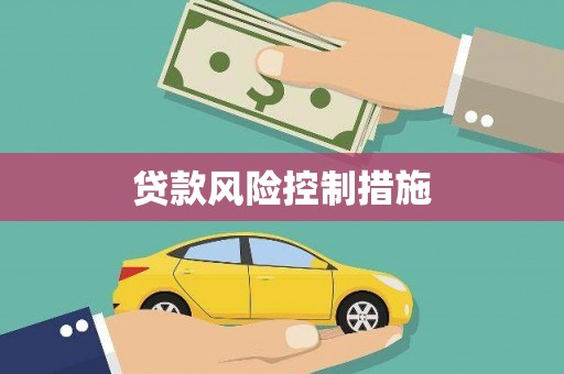 胶州贷款风险控制措施