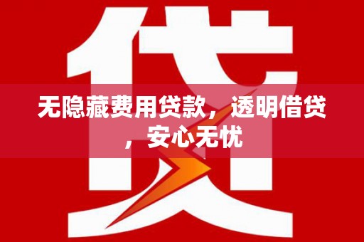 胶州无隐藏费用贷款，透明借贷，安心无忧