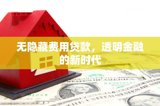 胶州无隐藏费用贷款，透明金融的新时代