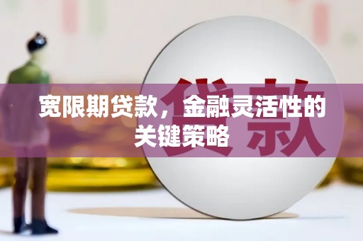 胶州宽限期贷款，金融灵活性的关键策略