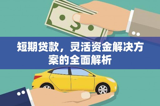 胶州短期贷款，灵活资金解决方案的全面解析