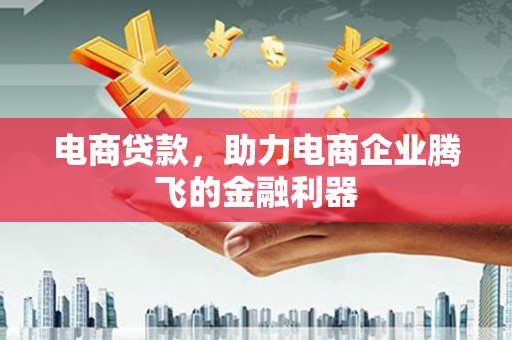 胶州电商贷款，助力电商企业腾飞的金融利器
