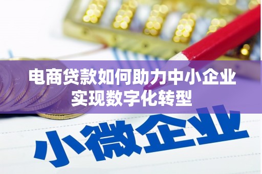 胶州电商贷款如何助力中小企业实现数字化转型