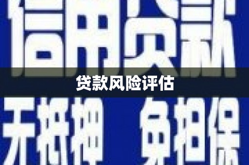 胶州贷款风险评估