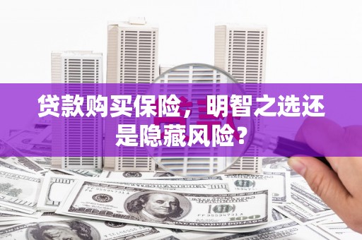胶州贷款购买保险，明智之选还是隐藏风险？