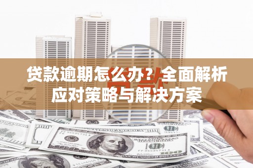 胶州贷款逾期怎么办？全面解析应对策略与解决方案