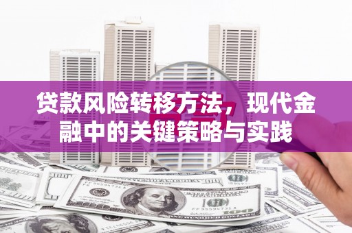 胶州贷款风险转移方法，现代金融中的关键策略与实践