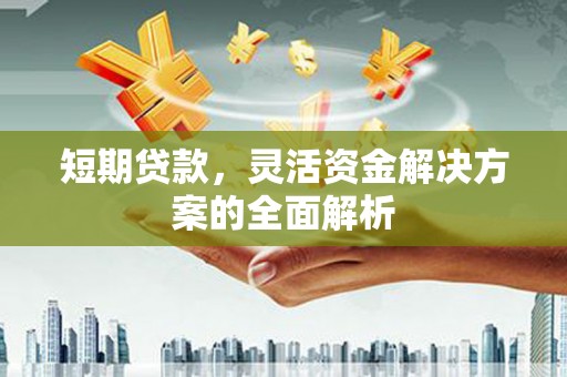 胶州短期贷款，灵活资金解决方案的全面解析