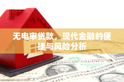胶州无电审贷款，现代金融的便捷与风险分析