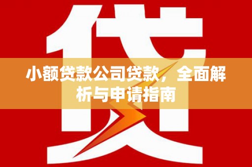 胶州小额贷款公司贷款，全面解析与申请指南