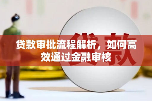 胶州贷款审批流程解析，如何高效通过金融审核