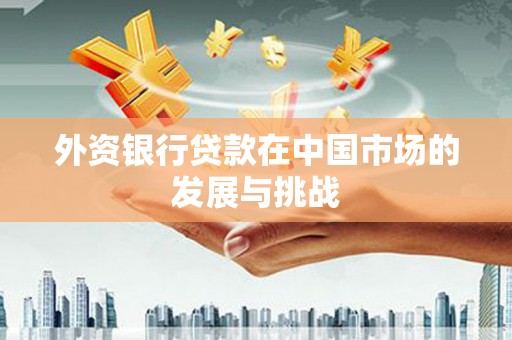 胶州外资银行贷款在中国市场的发展与挑战