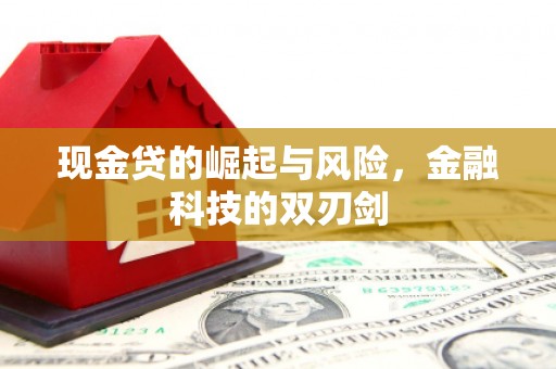 胶州现金贷的崛起与风险，金融科技的双刃剑