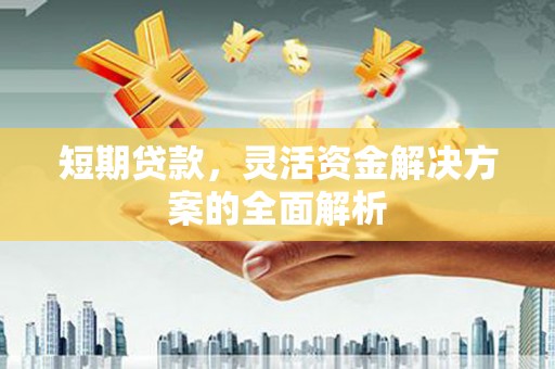 胶州短期贷款，灵活资金解决方案的全面解析
