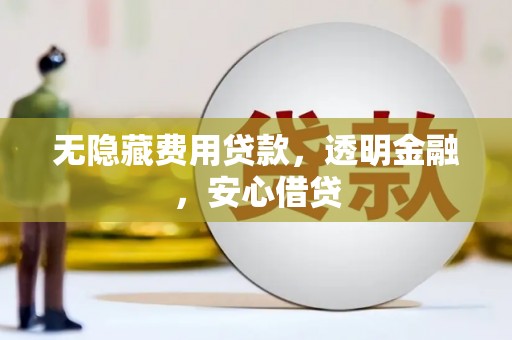 胶州无隐藏费用贷款，透明金融，安心借贷