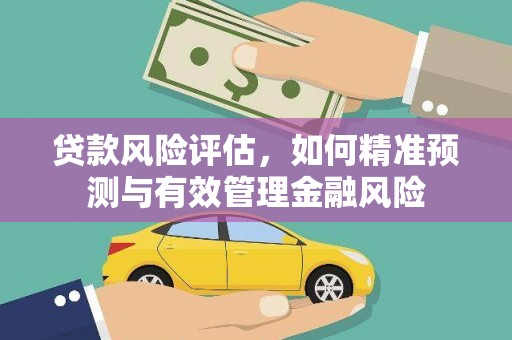 胶州贷款风险评估，如何精准预测与有效管理金融风险
