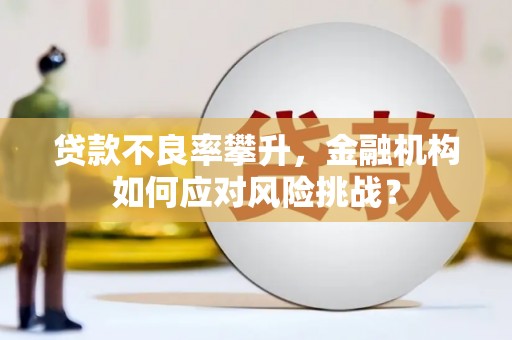 胶州贷款不良率攀升，金融机构如何应对风险挑战？