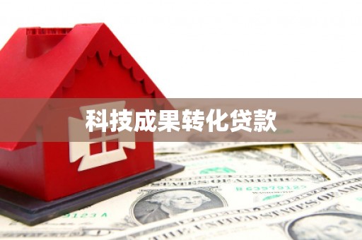 胶州科技成果转化贷款