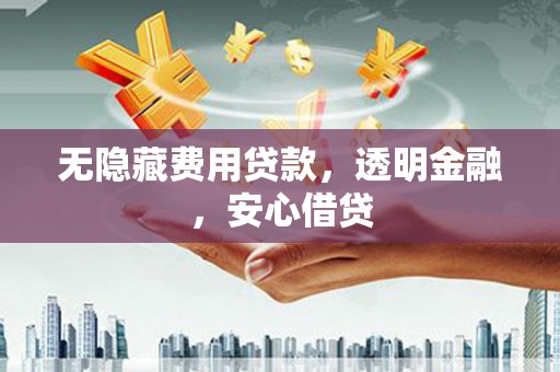 胶州无隐藏费用贷款，透明金融，安心借贷