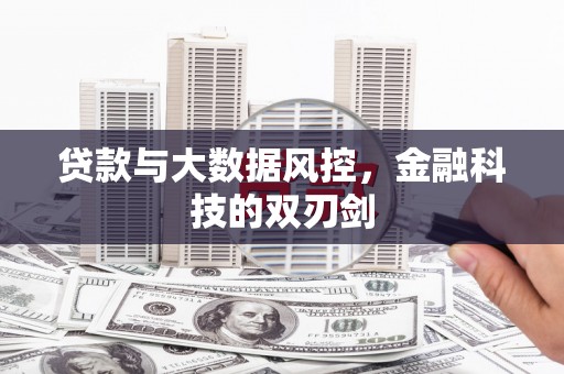 胶州贷款与大数据风控，金融科技的双刃剑