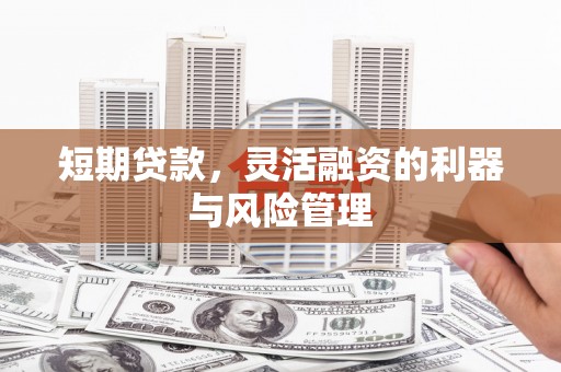 胶州短期贷款，灵活融资的利器与风险管理