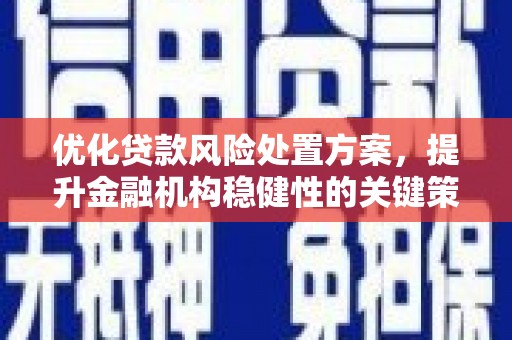 胶州优化贷款风险处置方案，提升金融机构稳健性的关键策略