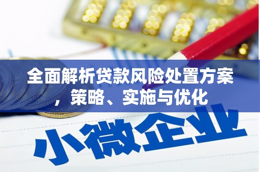 胶州全面解析贷款风险处置方案，策略、实施与优化