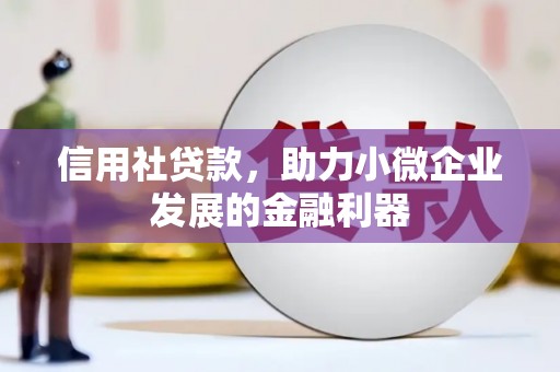 胶州信用社贷款，助力小微企业发展的金融利器
