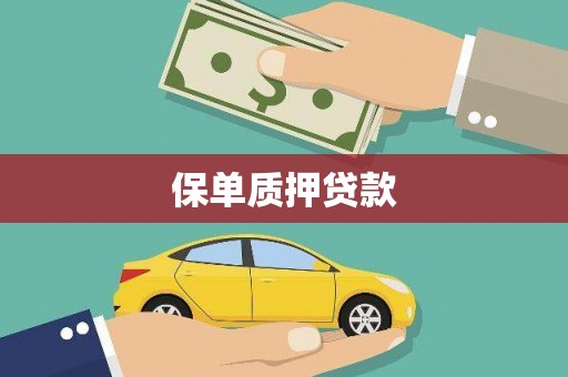 胶州保单质押贷款